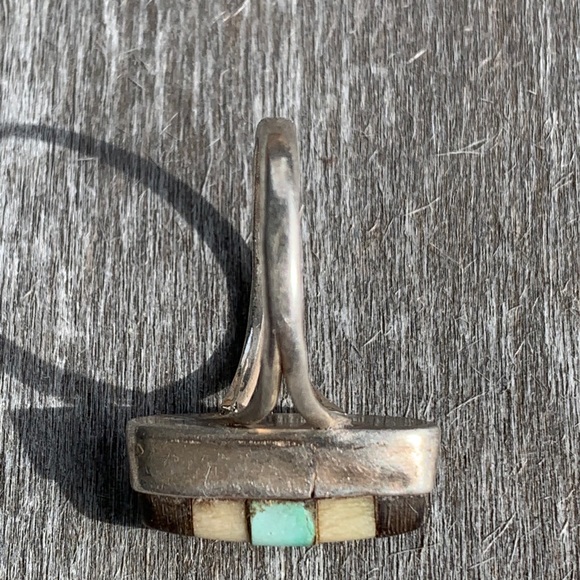 Native American | Multiple Stone and Sterling Ring - Picture 7 of 11